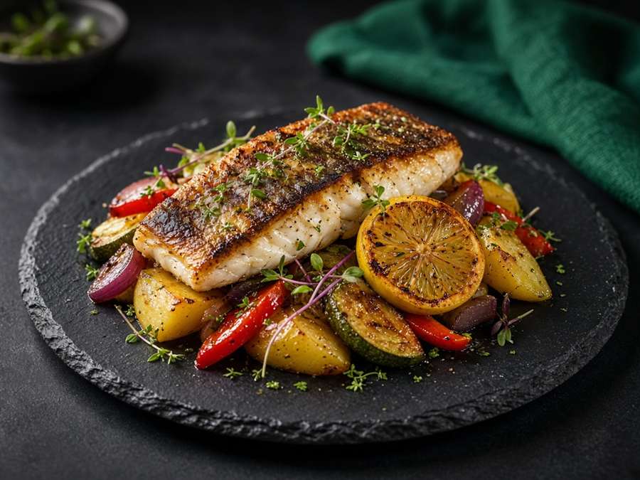 Prato gourmet português servido na ChefferiaPT